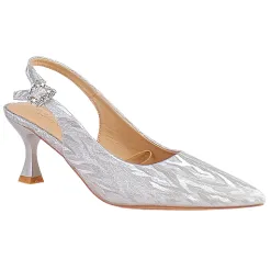 Sorento Heels<Ladies Slingback Heels - Arniston - Silver