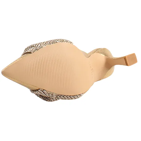 Sorento Heels<Ladies Slingback Heels - Hilton - Gold