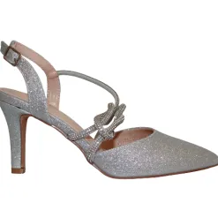Sorento Heels<Sling Back Heels - Gileston - Silver