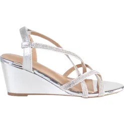 Sorento Heels<Wedge Sandals - Oranmore - Silver