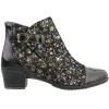 Suave Boots<Block Heeled Ankle Boots - Pamela - Black