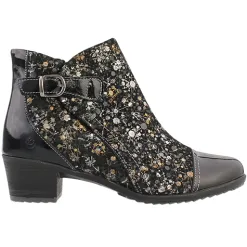 Suave Boots<Block Heeled Ankle Boots - Pamela - Black