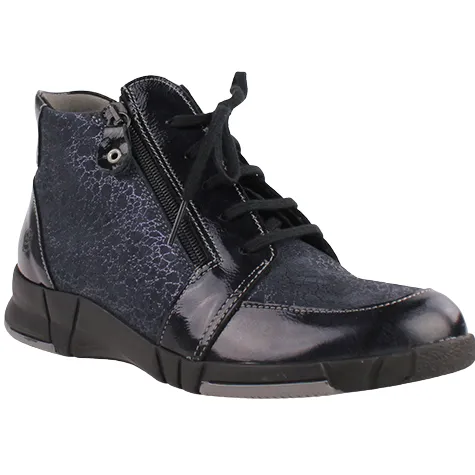 Suave Boots<Ladies Ankle Boots - Amelia - Navy