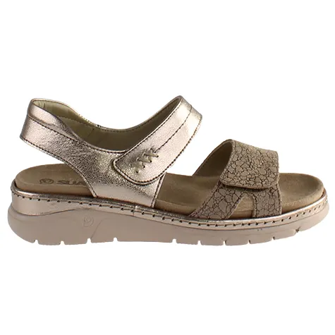 Suave Sandals<Ladies Low Wedge Sandals - Manila - Gold