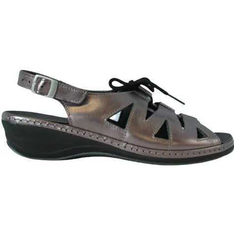 Suave Sandals<Low Wedge Sandals - Elle - Metallic