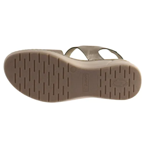 Suave Shoes<Low Wedge Sandals - Malaga - Gold