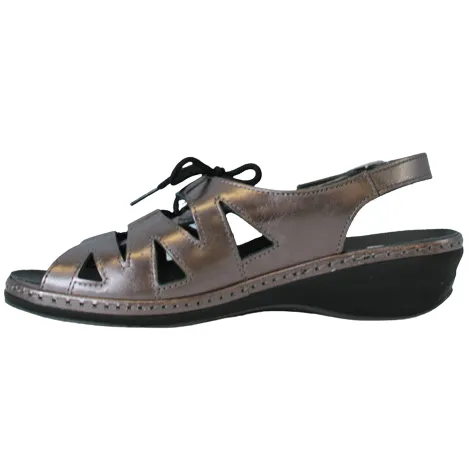Suave Sandals<Low Wedge Sandals - Elle - Metallic