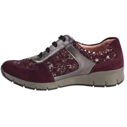 Suave Trainers<Walking Shoes - Evalina - Burgundy