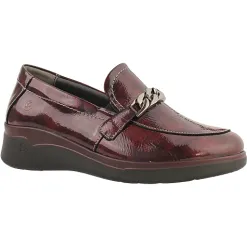 Suave Shoes<Wedge Loafers - Martha - Burgundy Patent