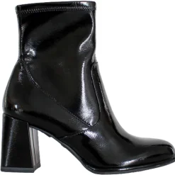 Tamaris Boots<Block Heeled Ankle Boots - 25357-41 - Black Patent