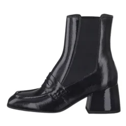 Tamaris Boots<Block Heeled Ankle Boots - 25344-29 - Black Patent