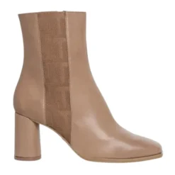Tamaris Boots<Block Heeled Ankle Boots - 25361-29 - Taupe