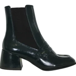 Tamaris Boots<Block Heeled Ankle Boots - 25344-29 - Petrol Patent
