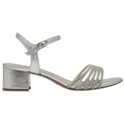 Tamaris Heels<Block Heeled Sandals - 28248-44 - Silver