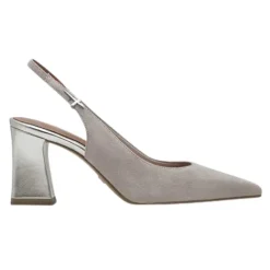 Tamaris Heels<Block Heeled Sling-Backs - 29633-44 - Grey