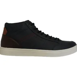Tommy Bowe Trainers<Hi Top Trainers - Wyn Jones - Navy