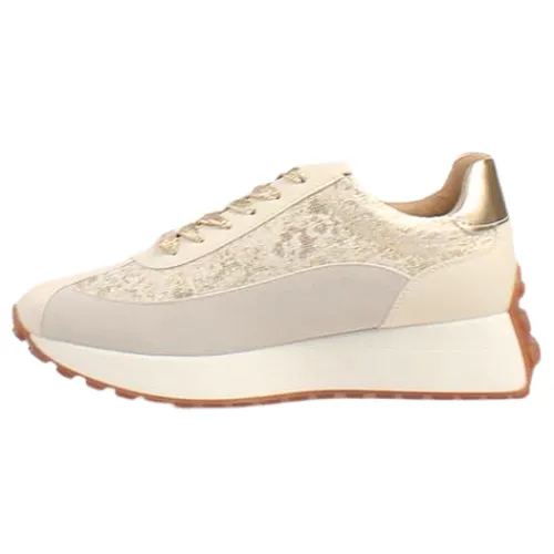 Tommy Bowe Trainers<Ladies Trainers - Barford - Cream/ Gold