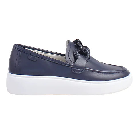 Tommy Bowe Shoes<Ladies Wedge Loafers - Budds - Navy