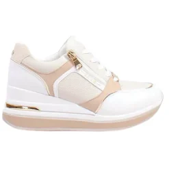 Tommy Bowe Trainers<Ladies Wedge Trainers - Gunter - White/Cream