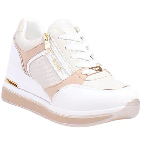 Tommy Bowe Trainers<Ladies Wedge Trainers - Gunter - White/Cream