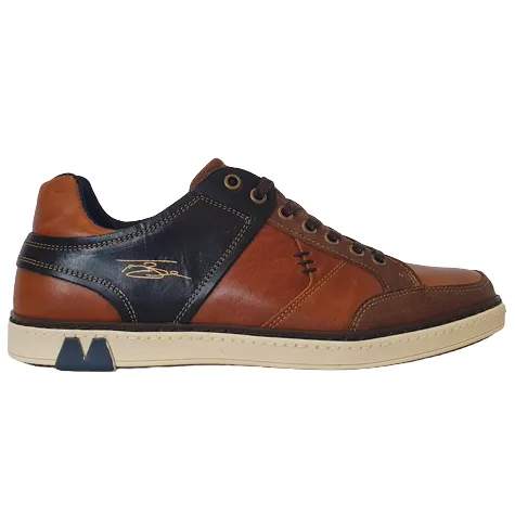 Tommy Bowe Trainers<Mens Leather Trainer - Polledri - Tan