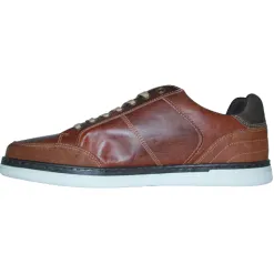 Tommy Bowe Trainers<Mens Leather Trainer - Tupou - Tan