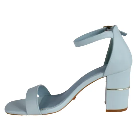 Una Healy Heels<Block Heeled Sandals - Satin Doll - Blue