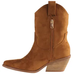 Una Healy Boots<Mid Cowboy Boots- Hostage - Brown