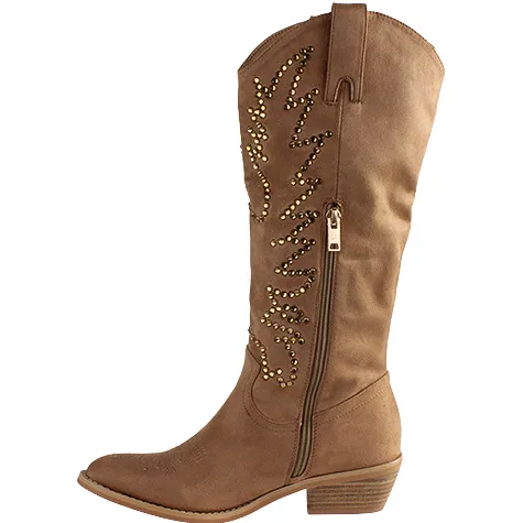 Una Healy Boots<Western Mid Boots - Nine to Five - Beige