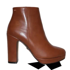 Una Healy Boots<Block Heeled Ankle Boots- The Wanderer - Tan