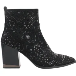Una Healy Boots<Block Heeled Ankle Boots - Flightless - Black