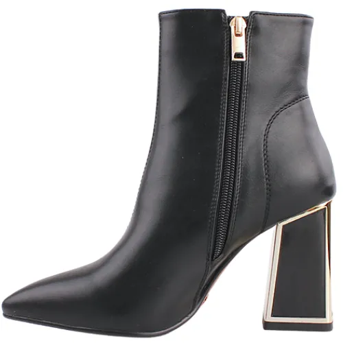 Una Healy Boots<Block Heeled Ankle Boots - Tiny Dancer - Black