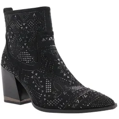 Una Healy Boots<Block Heeled Ankle Boots - Flightless - Black