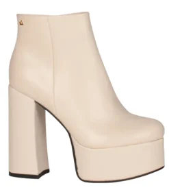 Una Healy Boots<Block Heeled Platform Boots - Girl Crush - Beige