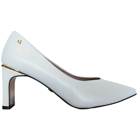 Una Healy Heels<Block Heeled Shoes - Your Song - White