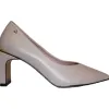 Una Healy Heels<Block Heeled Shoes - Your Song - Biscuit