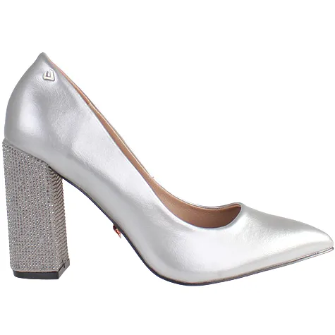 Una Healy Heels<Dressy Block Heels - Evening Star - Silver