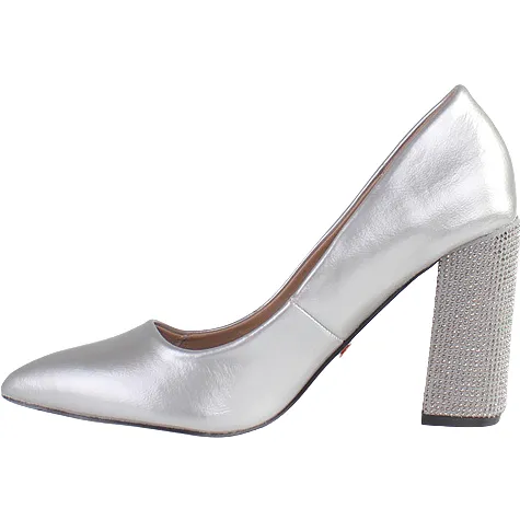 Una Healy Heels<Dressy Block Heels - Evening Star - Silver
