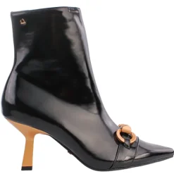 Una Healy Boots<Dressy Heeled Ankle Boots - Kissing You - Black