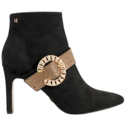 Una Healy Boots<Dressy Heeled Ankle Boots - Anytime - Black Suede
