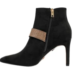 Una Healy Boots<Dressy Heeled Ankle Boots - Anytime - Black Suede