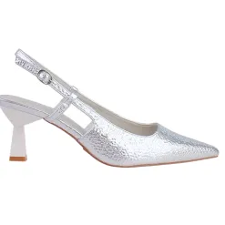 Una Healy Heels<Heeled Slingbacks - Its Funky - Silver