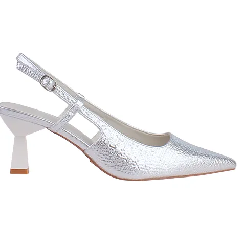 Una Healy Heels<Heeled Slingbacks - Its Funky - Silver