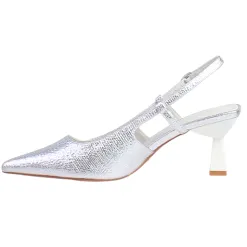 Una Healy Heels<Heeled Slingbacks - Its Funky - Silver