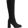 Una Healy Boots<Knee Boots - Mad World - Black Suede