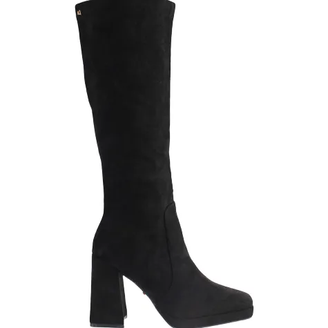 Una Healy Boots<Knee Boots - Mad World - Black Suede