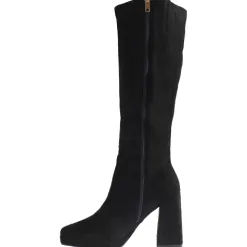 Una Healy Boots<Knee Boots - Mad World - Black Suede