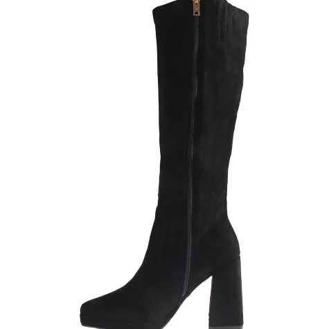 Una Healy Boots<Knee Boots - Mad World - Black Suede