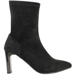 Una Healy Boots<Ladies Ankle Boots - Fall To Pieces - Black Suede