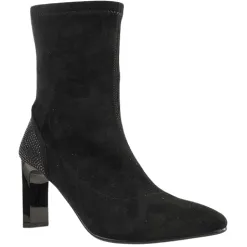 Una Healy Boots<Ladies Ankle Boots - Fall To Pieces - Black Suede